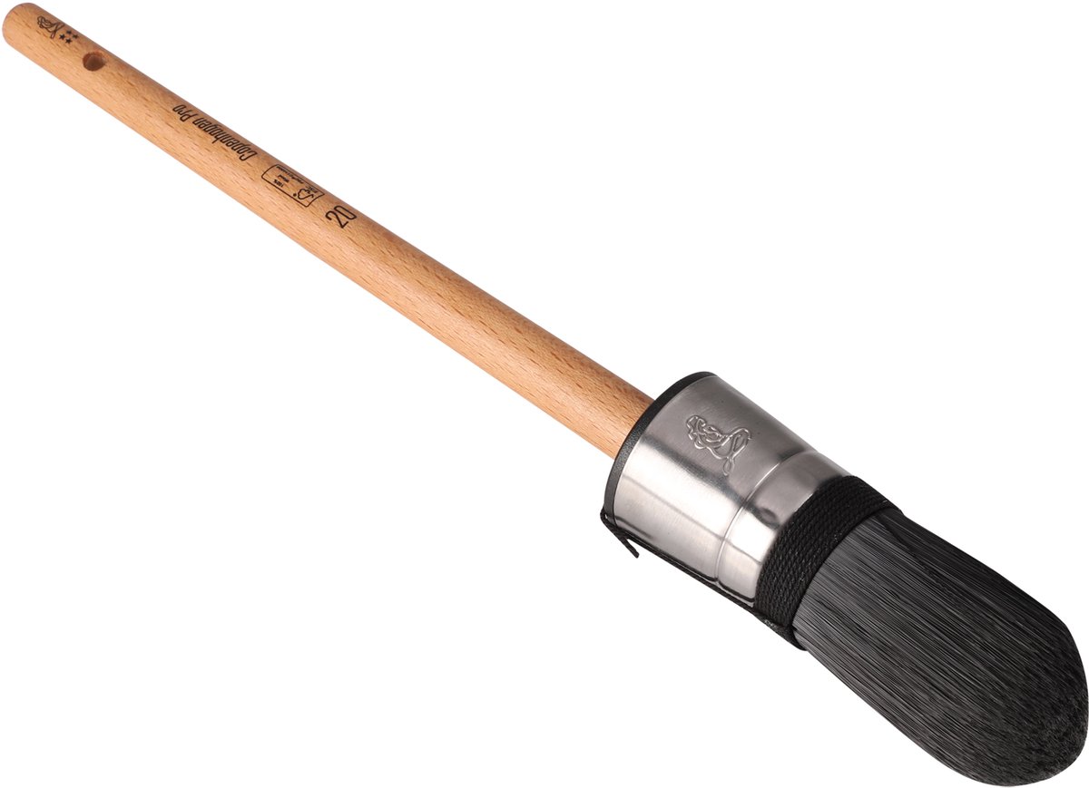 Copenhagen Pro patentpuntkwast - maat 20 - synthetisch haar - FSC® houten steel - ****