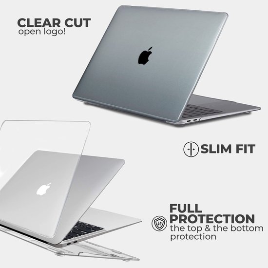 Étui Lunso adapté au MacBook Air 13 pouces (2022-2024) - étui - Pebble Charm