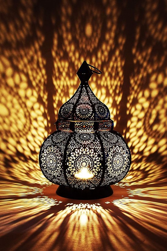 Lanterne orientale Ziva en métal, 30 cm, Lanterne orientale. Lanterne  marocaine en... | bol