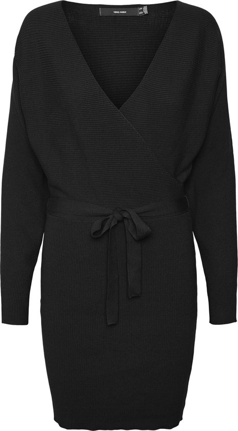 VERO MODA VMHOLLYREM LS V-NECK DRESS GA NOOS Dames Jurk - Maat M
