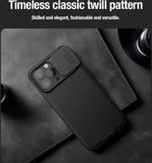 Nillkin CamShield Case pour Apple iPhone 15 Pro Max - Coque arrière avec curseur d'appareil photo Blauw