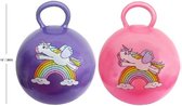 Lg-imports Set van 2 Skippyballen Eenhoorn 45 Cm - Roze en Paars