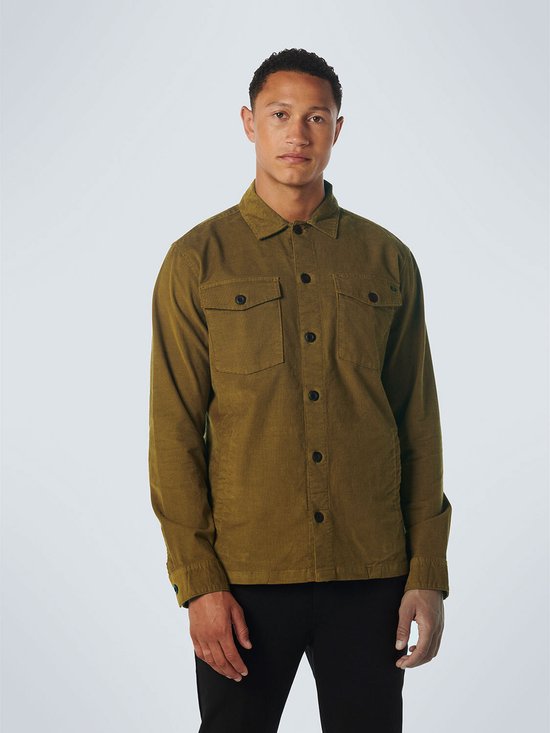 No Excess Mannen Overshirt Khaki XXXL