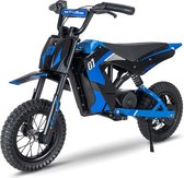 RCB Elektrische Crossmotor voor Kinderen | Motorfiets 300W | 25km/u | 3 Snelheidsstanden | Blauw/Zwart