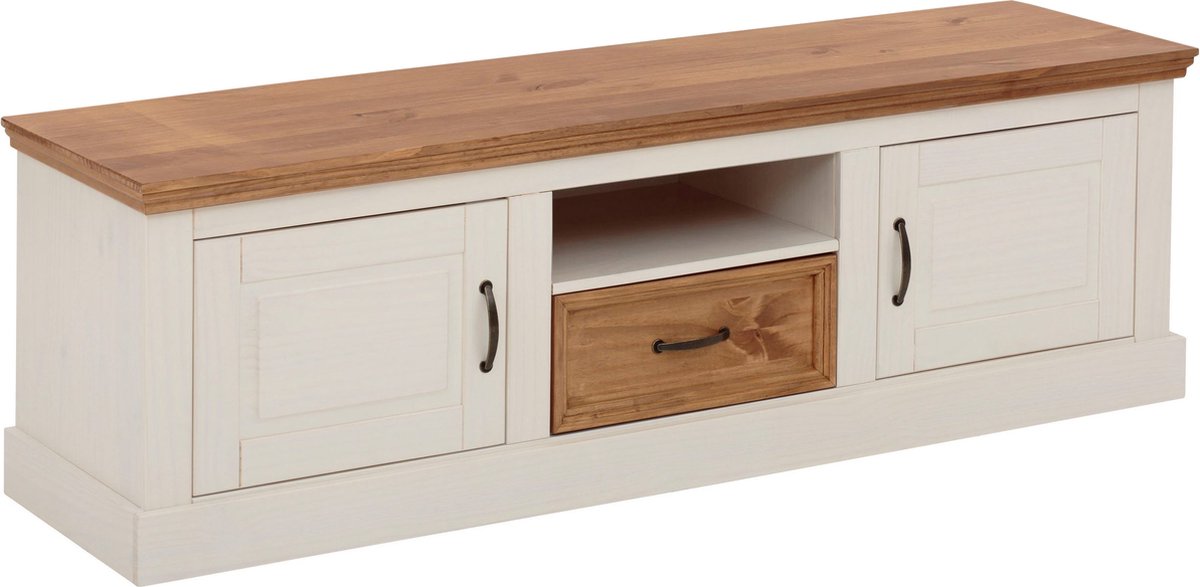 Selma-Tv-meubel - 2-deurs - Wit