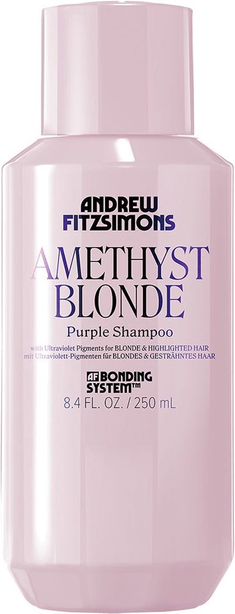 Andrew Fitzsimons Purple Brass Toning Shampoo for Blonde Hair, 250ml