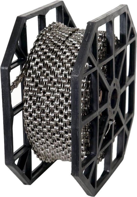 KMC - CHAINE X10 ARGENT / NOIR 114L