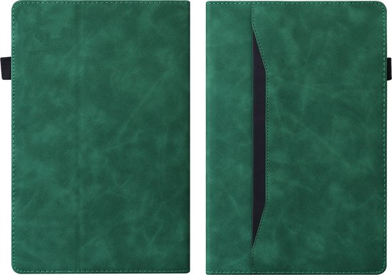 Case2go - Étui pour Kindle Paperwhite (2021) - Étui portefeuille Business - Avec porte-cartes - Vert