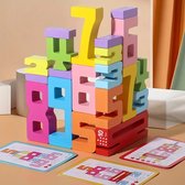 Montessori Driedimensionale Speelblokken - Leren - Eductie - Nummers - 1 tot 10 - Peuters - Kleuters - Kinderen - activiteit - simpel