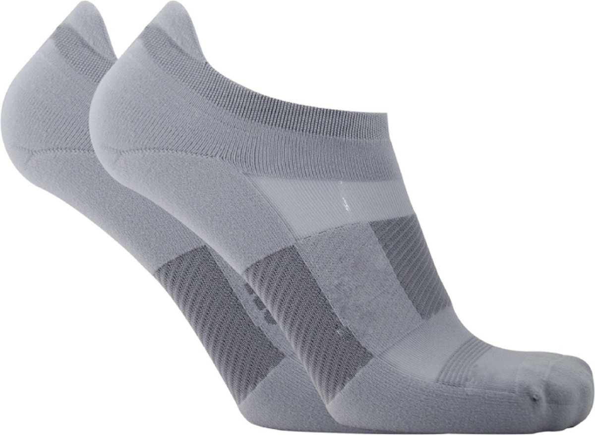 OS1st TA4 thin air compressie sneakersokken maat L (44-48) – grijs – sportsokken – verkoelend – temperatuurregulerend - naadloos – voorkomt blaren – verbeterd de doorbloeding