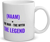 Akyol - the man the myth the legend met je eigen naam koffiemok - theemok - Legendary - iemand die een legend is - de man - myth - mythe - legendarisch - verjaardagscadeau - verjaardag - cadeau - kado - geschenk - gift - 350 ML inhoud