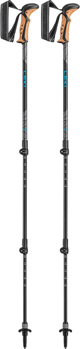 Leki Khumbu Lite Mango - Dark Anthracite - Black Wandelstok