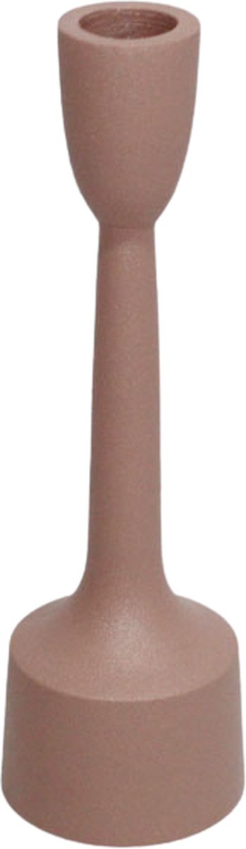 Branded by Kandelaar - Branded by - kandelaar Ditte roze - 19 cm hoog