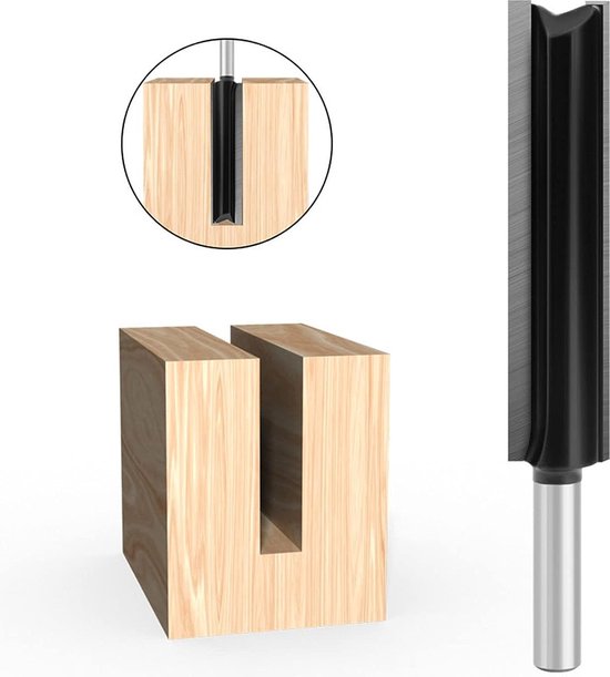 Guide-embout de défonceuse pour panneaux de bois, diamètre 8 mm