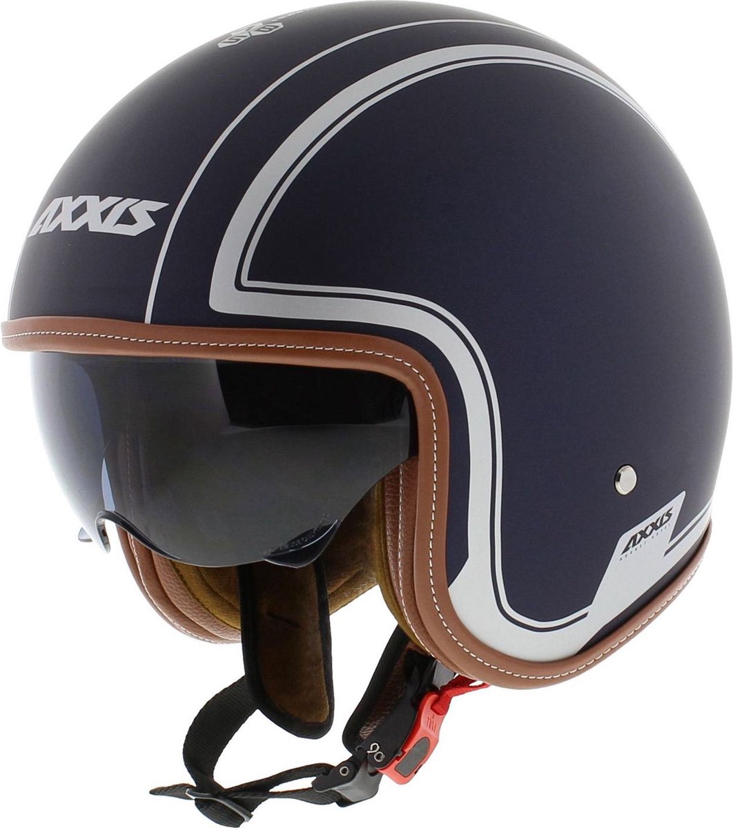 Helm Axxis Hornet Royal Mat Blauw L