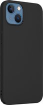 ShieldCase telefoonhoesje geschikt voor Apple iPhone 13 Mini ultra thin case - zwart - Dun hoesje - Ultra dunne case - Backcover hoesje - Shockproof dun hoesje