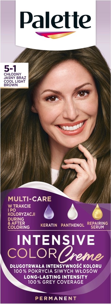 Intensive Color Creme Haarkleuring 5-1 Cool Licht Bruin