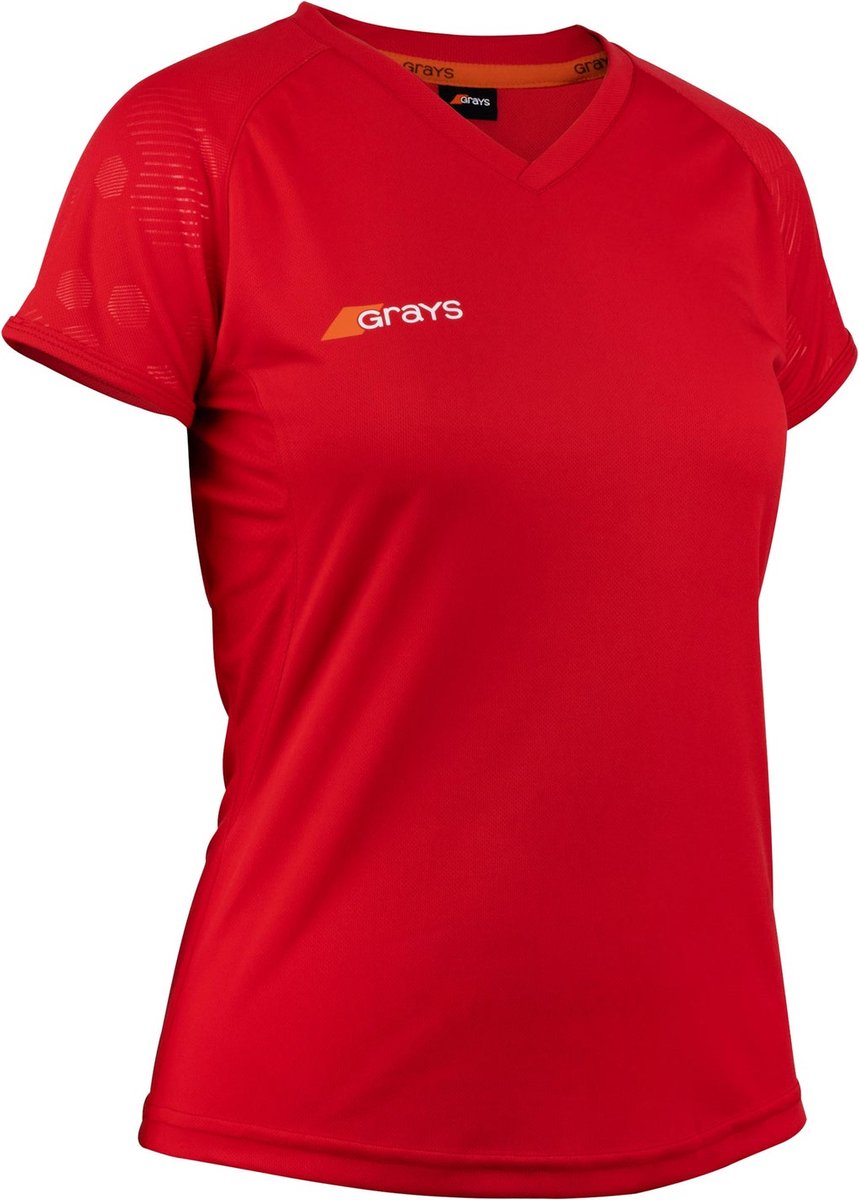 Grays hockeykleding Apex 650 Shirt Jnr Rood - maat 128