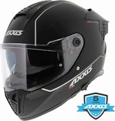 Axxis Hawk SV Evo Integraal helm solid mat zwart XL - Motorhelm / Brommerhelm