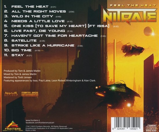 Nitrate Feel The Heat Cd Nitrate Muziek Bol 9803