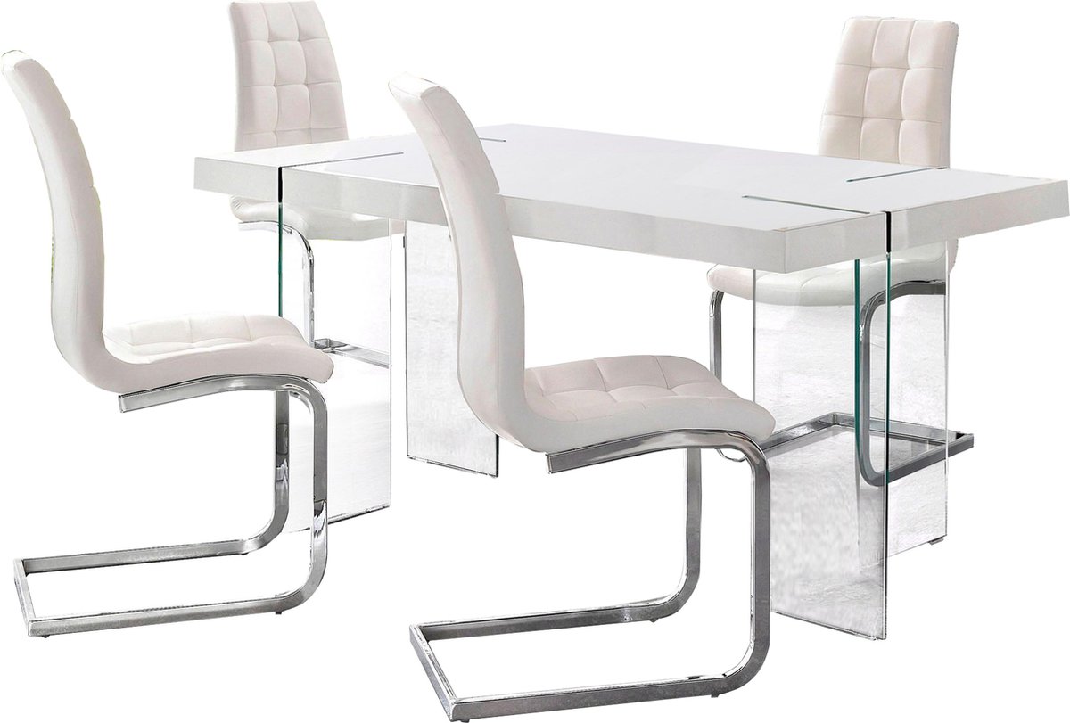 Travis&Lola-Eetset - 160 cm - Wit