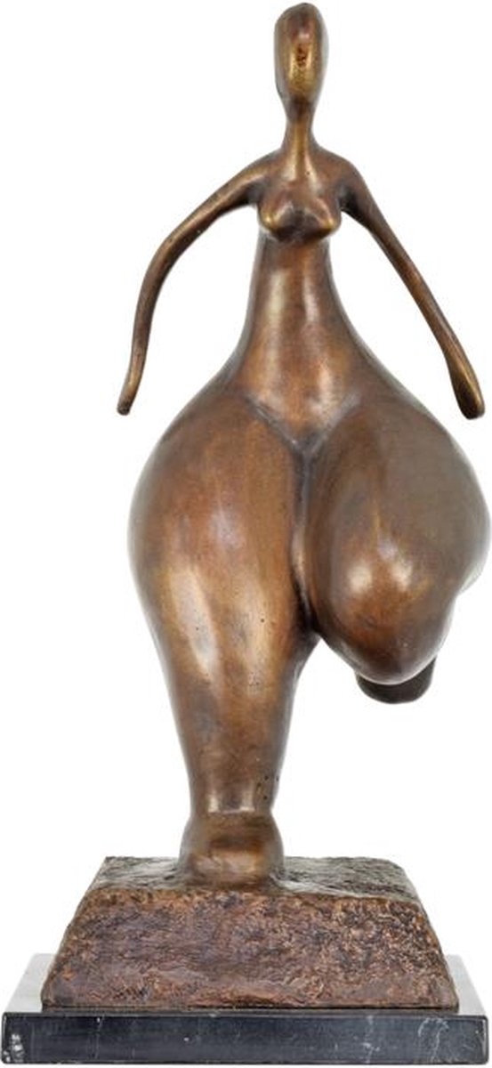 Brons beeld - naakte vrouw - modern - sculptuur - 45 cm hoog