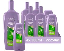 Andrelon Iedere dag Dag - Shampoo Conditioner & Shampoo - Pakket van 6 - Voordeelverpakking