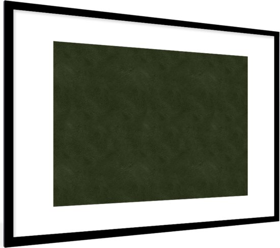 Affiche avec cadre Cuir - Vert - Animaux - 60x40 cm