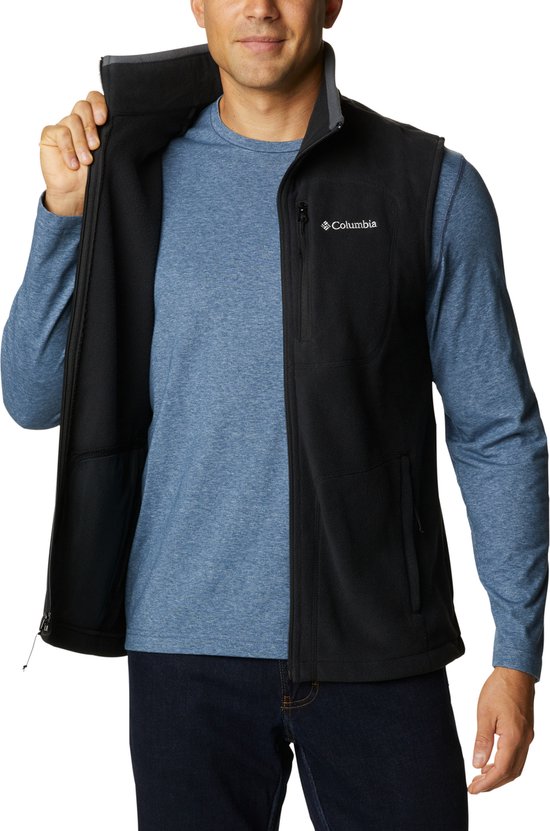 Columbia Fast Trek™ Fleece Vest Fleece Vest - Fleecevest voor Heren - Fleecetrui - Zwart - Maat L - Columbia