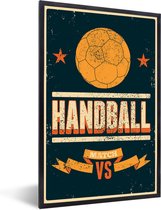 Handball sur fond sombre 60x90 cm