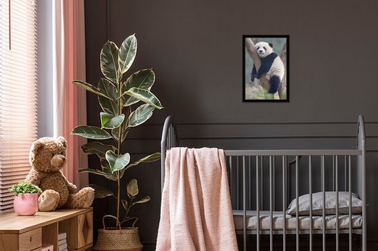 Jeune panda dort dans un arbre 20x30 cm - petit