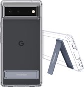 iMoshion Hoesje Geschikt voor Google Pixel 6a Hoesje - iMoshion Stand Backcover - Transparant
