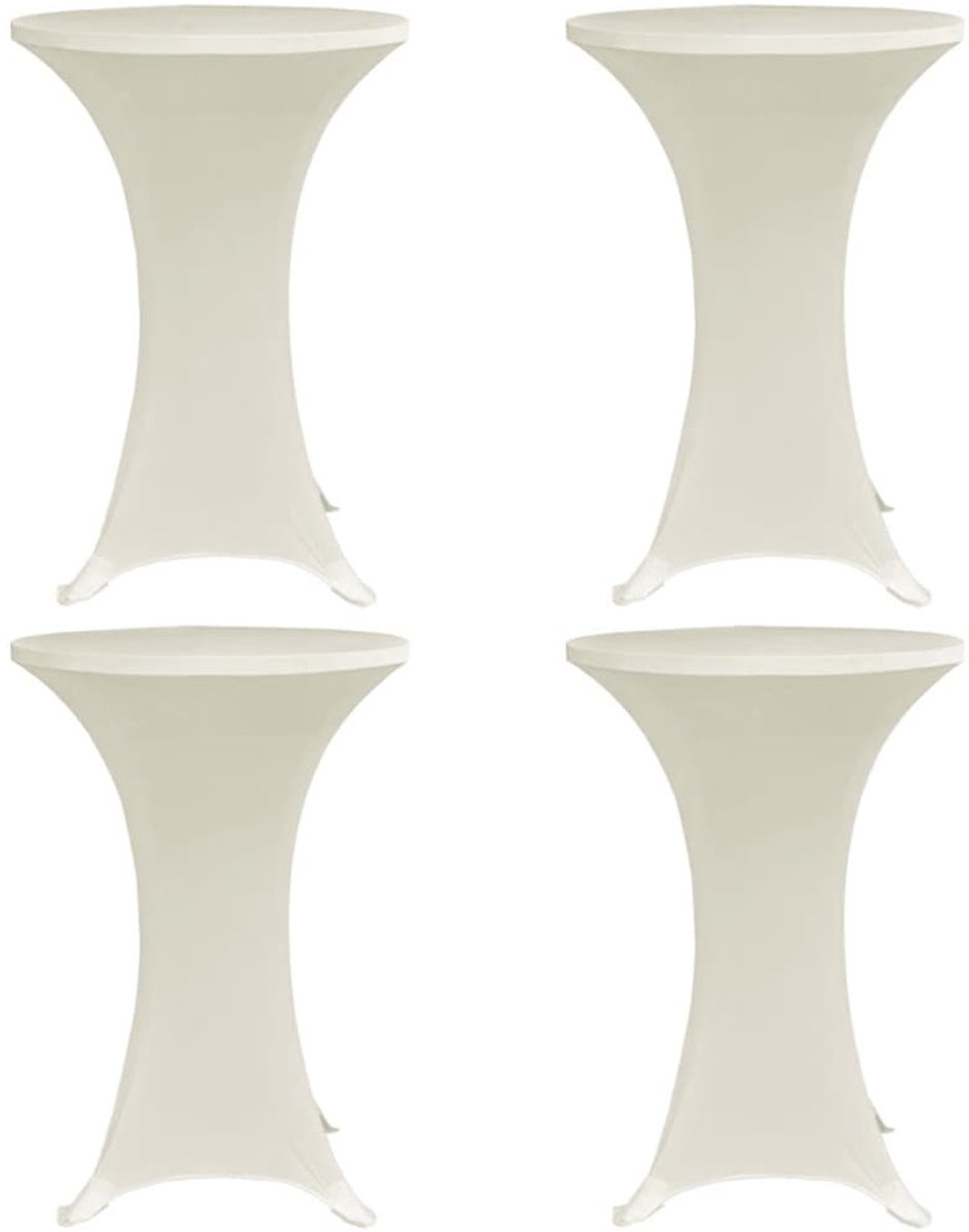 vidaXL Tafelhoes - stretch - 2 - stuks - 70 - cm - antraciet
