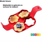 Siliconen Bakvormen Ei Pannenkoeken/Flipper - Bloem Model - Koken Kitchen - van Heble®