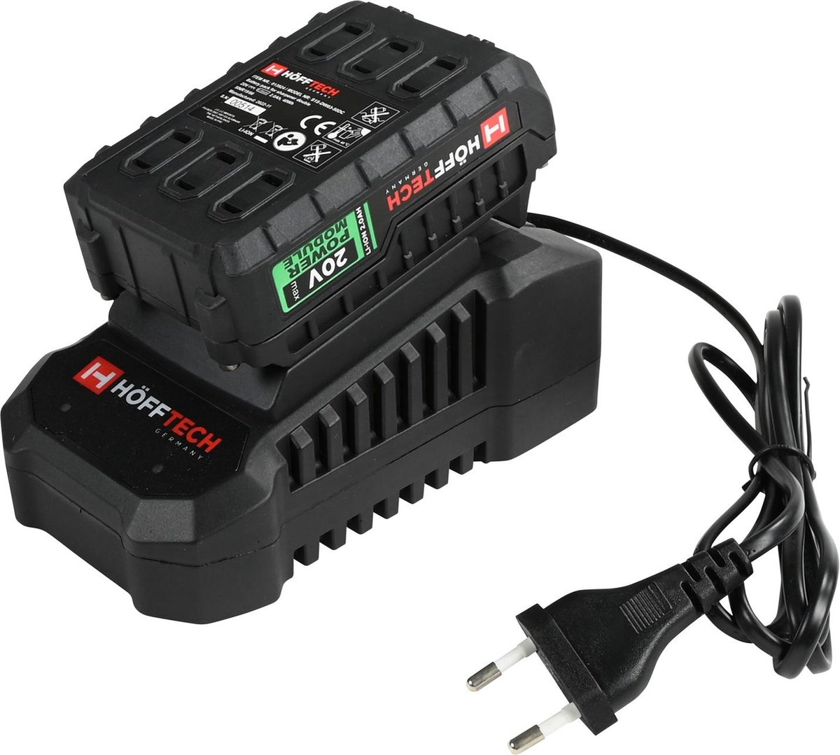 Hofftech Draadloze slijpmachine - multifunctioneel - 20V - antislip - inclusief accu en toebehoren – foto 4