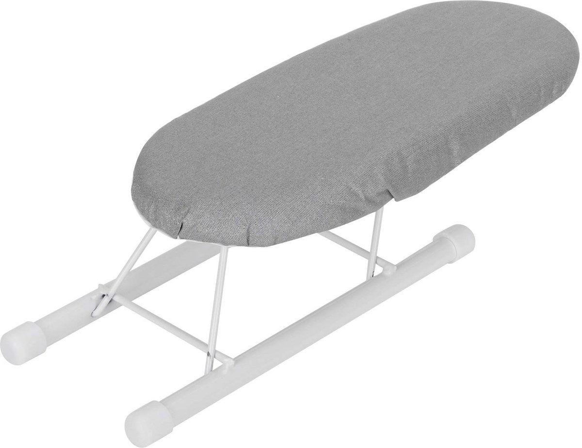 Allecto - Strijkplank - Mini-strijkplank - Opvouwbaar en handig voor reizen - Anti-verbranding Zilveren Doek - Ideaal voor manchetten en broekspij