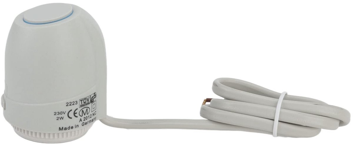 Allecto - Thermische Actuator - Elektrische Actuator voor Vloerverwarming - IP54 Waterdicht - 230V - Voor Vloerverwarming - Geschikt voor Huisinsta...