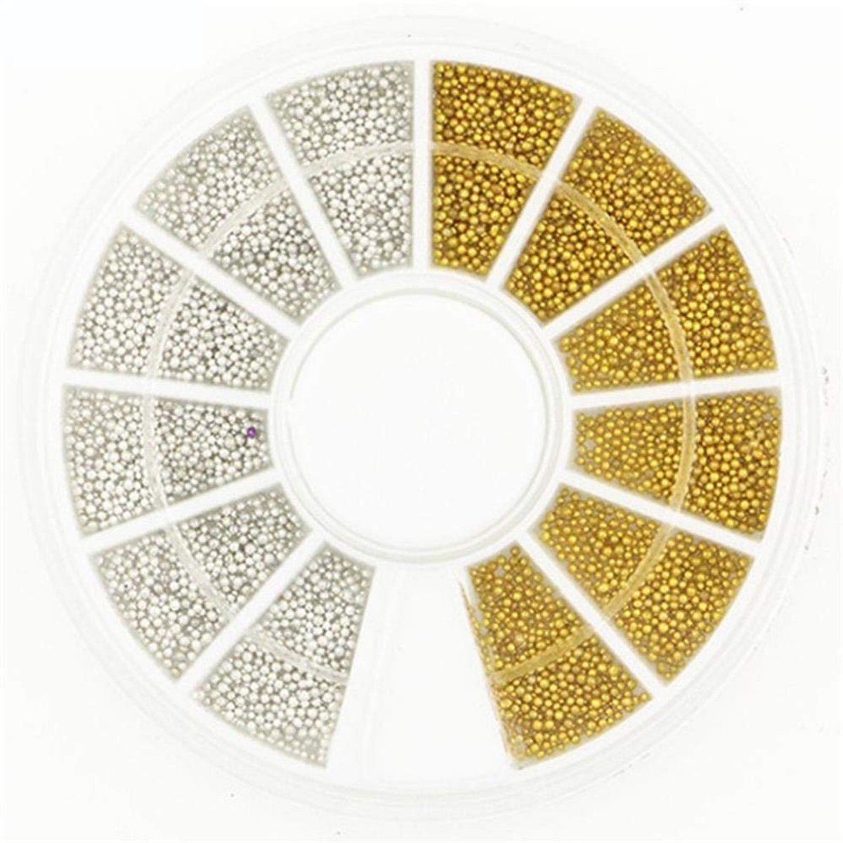 SPHProducts - Nail Art - Kralen voor Nail Art - 3D Decoratie - Goud Zilver - Klinknagels en Edelstenen - Manicure Accessoires - Geschikt voor Vrouwen
