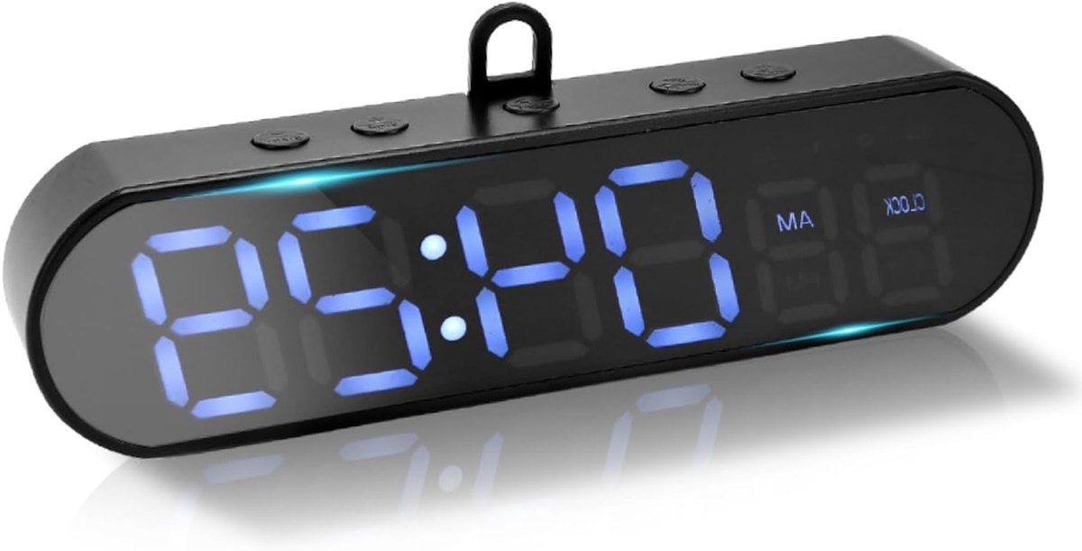 Draagbare Interval Timer voor Gymnastiek, Digitale LED Klok met Aftelling en Steunen voor Training