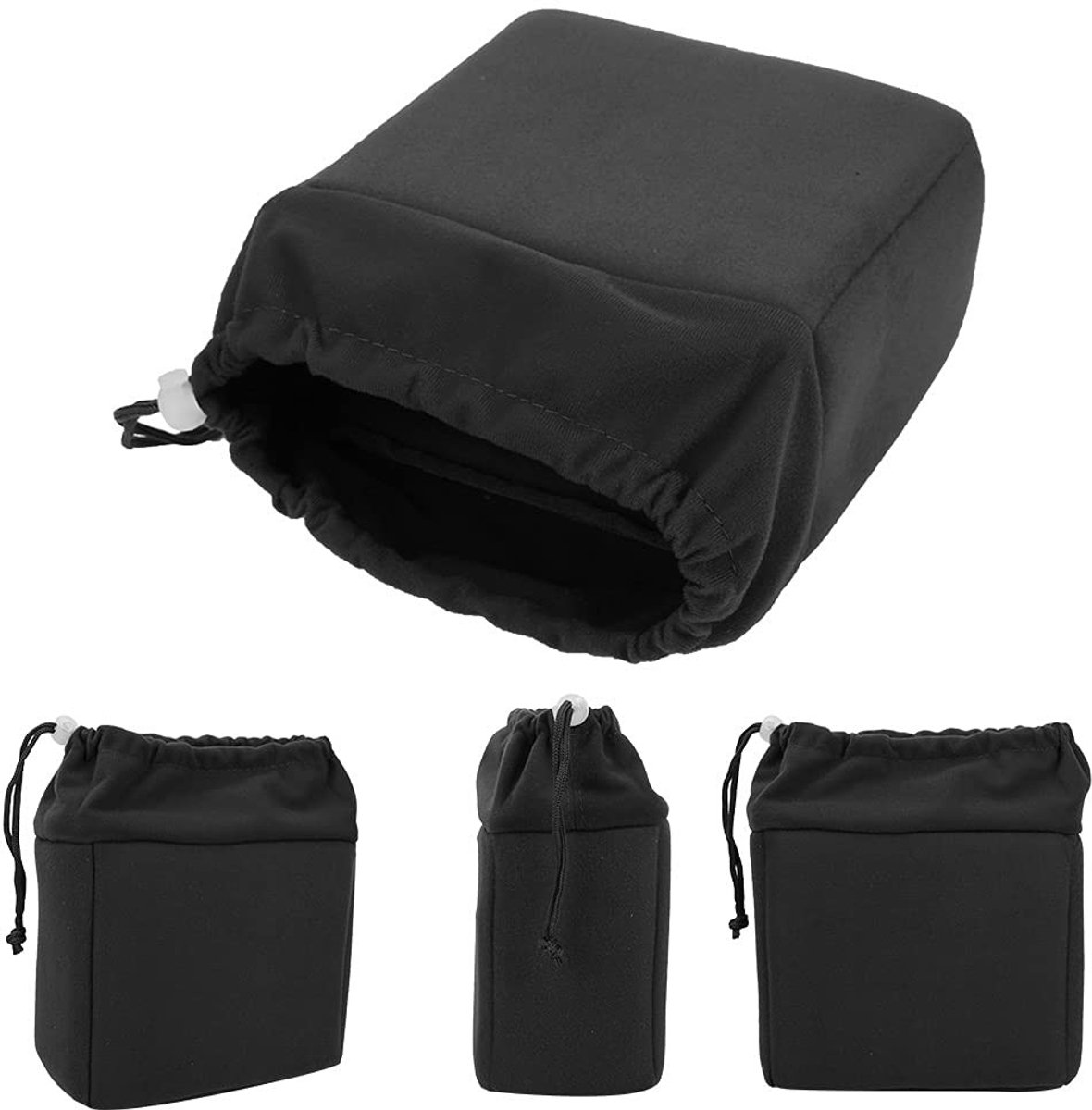 SIXRUN Waterdichte en Schokbestendige DSLR Camera Insert Tas - Zwart