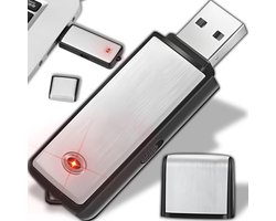 Retoo Digitale Dictafoon USB 8GB - Stem Geactiveerd, Mini Voice Recorder voor Colleges en Vergaderingen