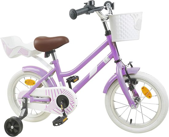 vidaXL - Kinderfiets - 12 - Inch - voor - 2-4 - jaar - oud - Paars van VidaXL — afbeelding 2