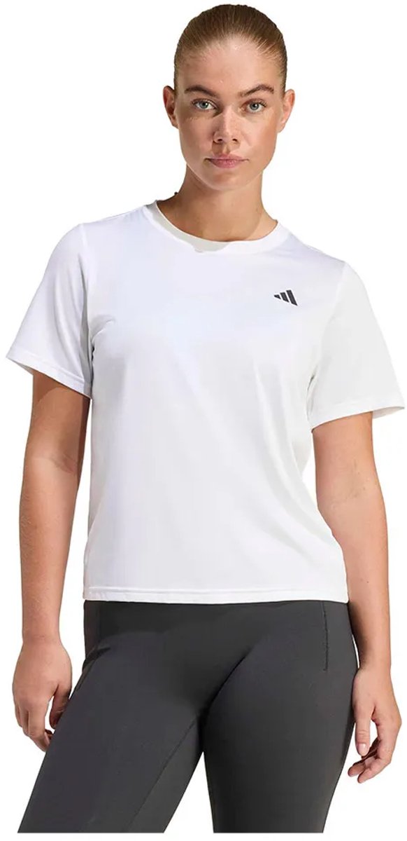 Adidas Workout Essentials Crew Neck T-shirt Met Korte Mouwen Vrouw Wit