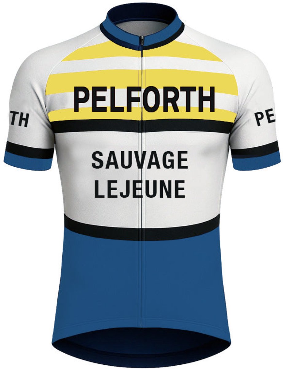 Retro Wielershirt Pelforth Lejeune - Gruppo Sportivo - L