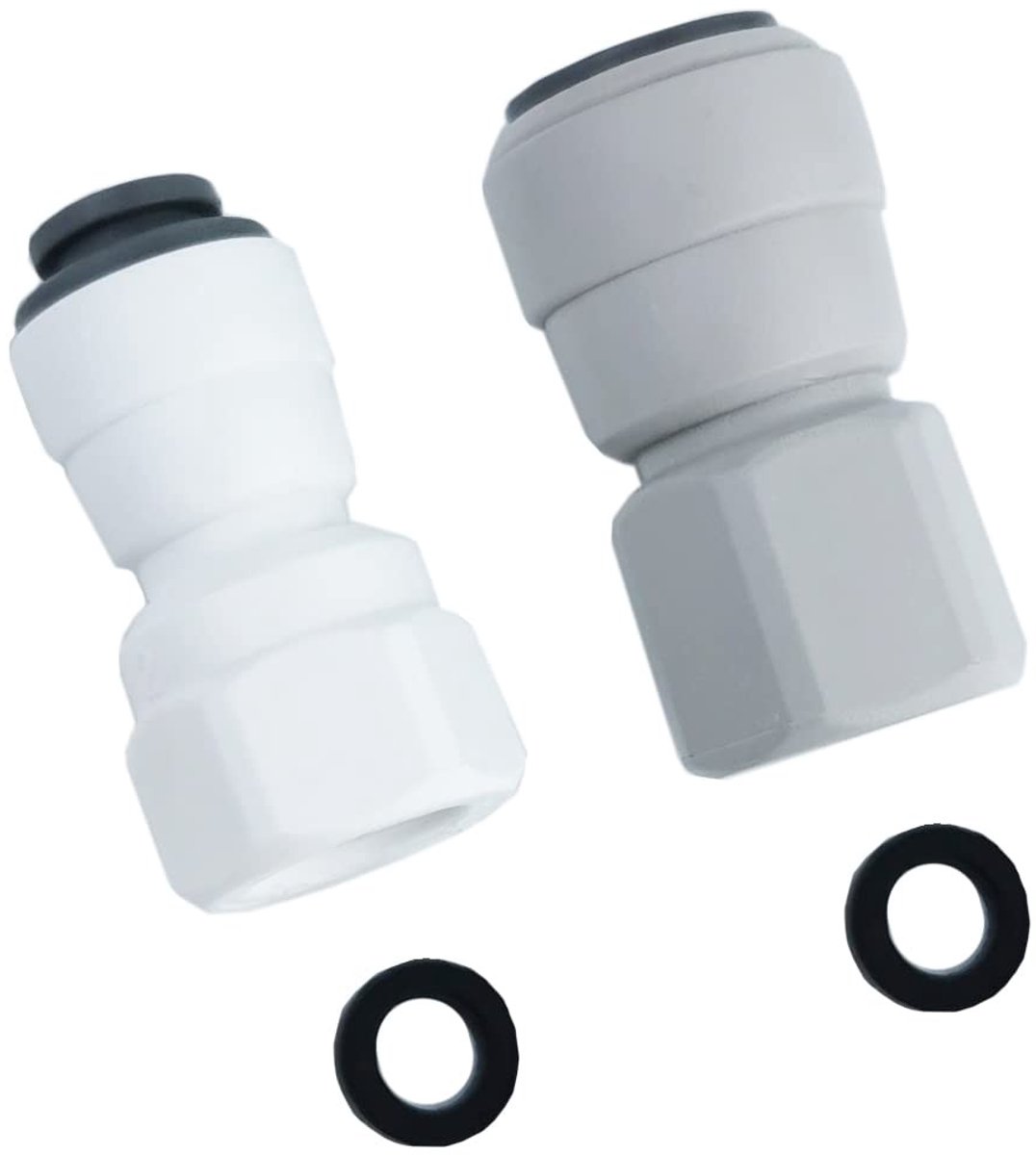 Qrity RO Water Filter Fitting 1/4" naar 1/4" en 3/8" Adapter voor Water Purifier
