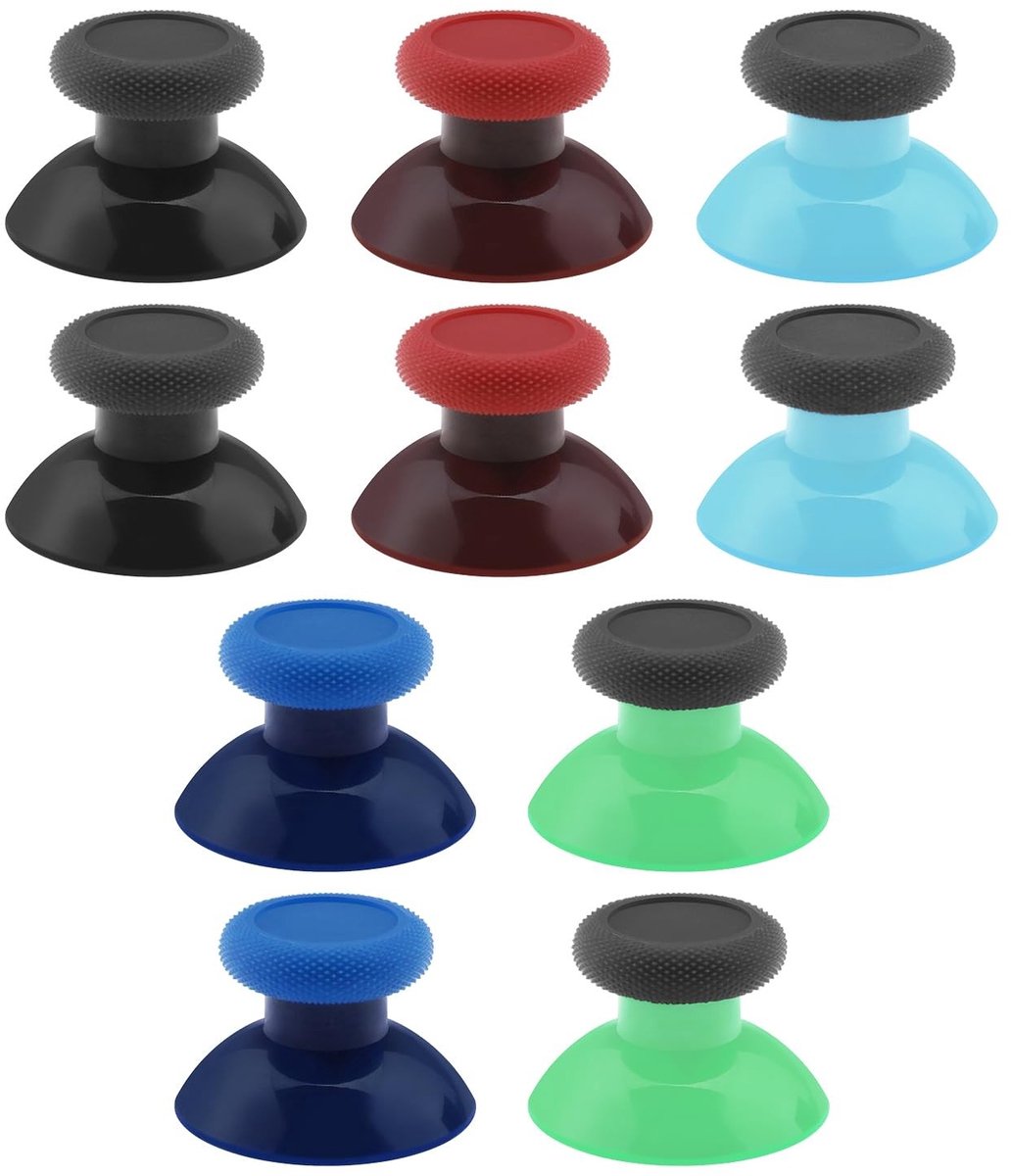 Allecto - Vervangende Thumbsticks - Xbox One Controllers - Duurzaam en Praktisch - Veelkleurig - Analoge Sticks - 10x Vervangingen - Geschikt voor ..