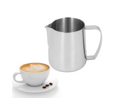 RVS Melkkannetje 450ml - Professioneel Melkopschuimer voor Cappuccino en Koffie