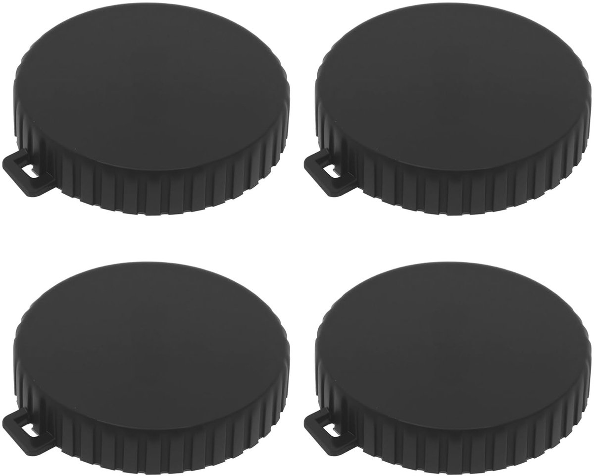 aladdien - Silicone Lens Caps - 4PCS Set - Beschermende Covers tegen Stof en Krassen - voor Osmo Action 5pro, 4, 3 - Ideaal voor Fotografie - Kleur ..