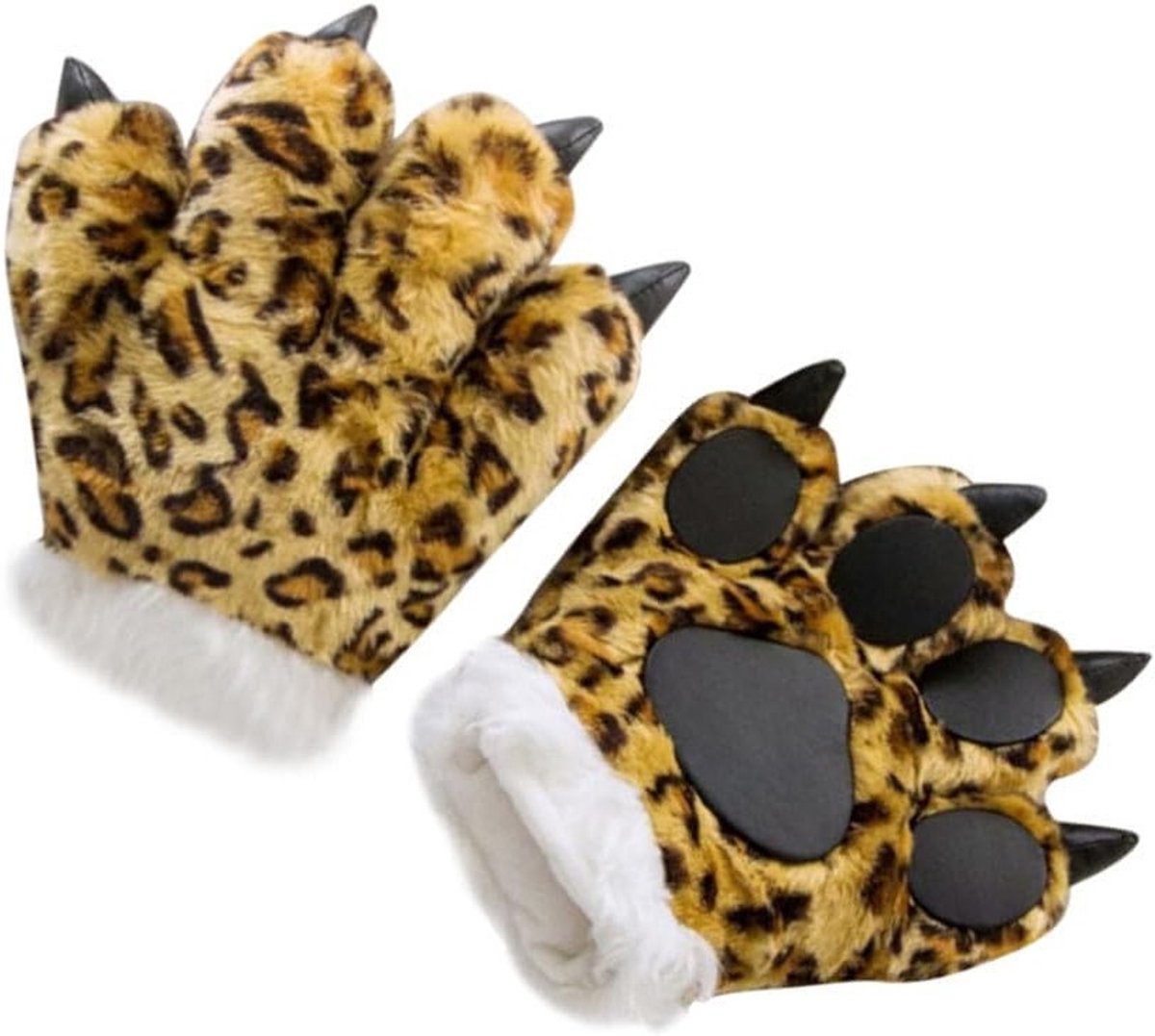 Cosplay Dierlijke Pootjes Handschoenen en Slippers voor Therian Kostuumaccessoires in Groen - Perfect voor Feesten en Evenementen