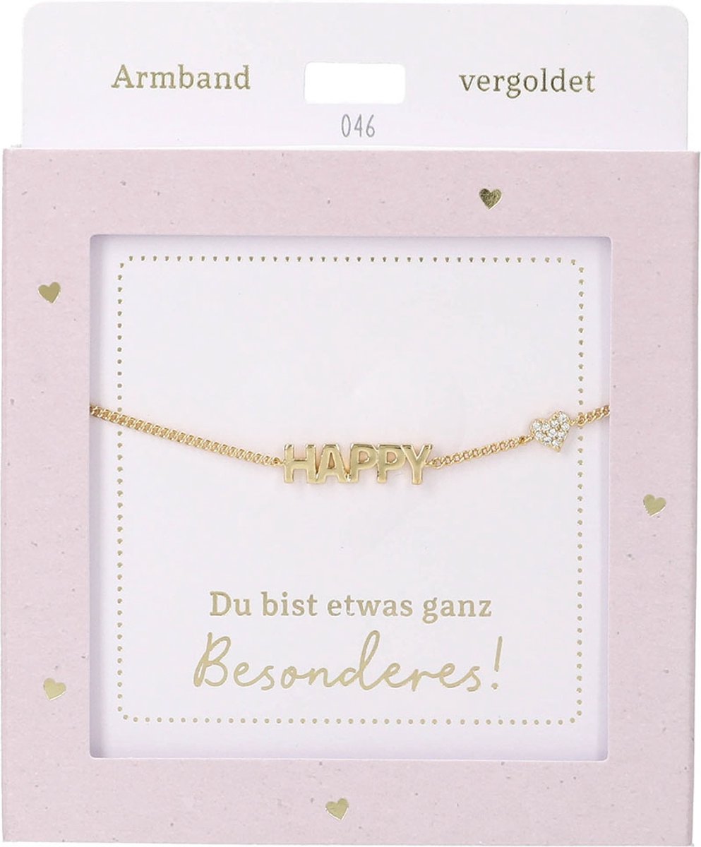 Depesche armband goud vriendschap sieraden cadeau meisjes.